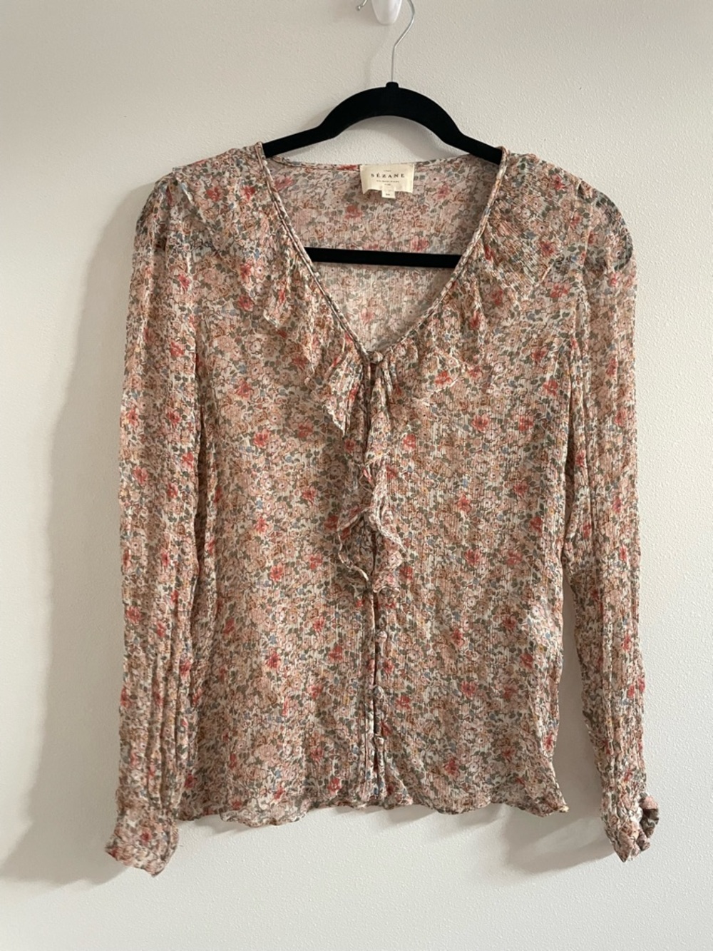 Sezane Priscille Blouse size 36 - Picture 3 of 7